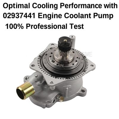 Performance de refroidissement optimale avec la pompe de liquide de refroidissement du moteur 02937441 Test professionnel à 100%
